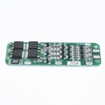 BMS 3S контроллер Li-Ion аккумуляторов 12.6В 20A