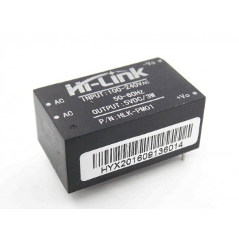 Модуль питания HLK-PM01, AC/DC 220В - 5В 0,6А